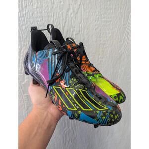 Adidas Adizero 12.0 Mismatch Football Cleats Black Purple IG9569 Men's Size 10.5